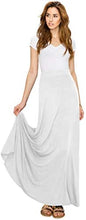 Load image into Gallery viewer, Lock and Love Women&#39;s Print/Solid High Waist Maxi Skirt-Made in U.S.A. - Zainab&#39;s Closet