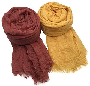 AxeSickle 3PCs Scarf Shawl Wrap Hijab - Zainab's Closet