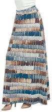 Load image into Gallery viewer, Lock and Love Women&#39;s Print/Solid High Waist Maxi Skirt-Made in U.S.A. - Zainab&#39;s Closet