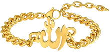 Load image into Gallery viewer, PROSTEEL Childrens&#39; Allah Bracelet, Islamic Jewelry Stainless Steel Beaded Chain Bracelet, fits Wrist from 5.9&#39;&#39; to 7.9&#39;&#39;