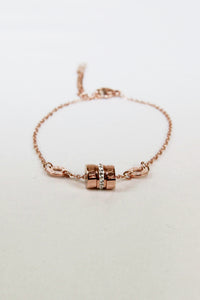Gold Plated Roman Numeral Bracelet