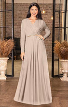 Load image into Gallery viewer, KOH KOH V-Neck Flowy Formal Kaftan Dress - Zainab&#39;s Closet