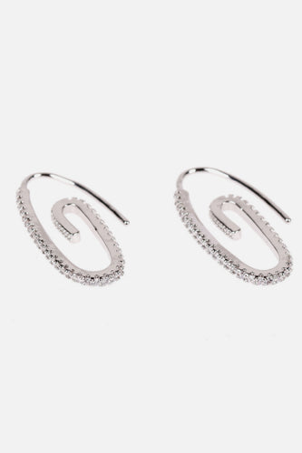 Swirl Earrings Silver