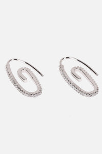 Swirl Earrings Silver