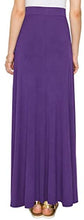 Load image into Gallery viewer, Lock and Love Women&#39;s Print/Solid High Waist Maxi Skirt-Made in U.S.A. - Zainab&#39;s Closet