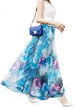 Load image into Gallery viewer, Afibi Womens Full/Ankle Length Blending Maxi Chiffon Long Skirt - Zainab&#39;s Closet