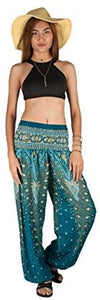 Joob Joob Women's Comfy Bohemian Tapered Elephant Loose Yoga Travel Pajama Lounge Pants - Zainab's Closet