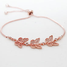 Load image into Gallery viewer, Butterfly Gold Plated Bracelet