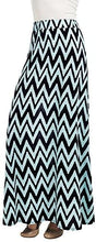 Load image into Gallery viewer, Lock and Love Women&#39;s Print/Solid High Waist Maxi Skirt-Made in U.S.A. - Zainab&#39;s Closet