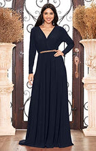 Load image into Gallery viewer, KOH KOH V-Neck Flowy Formal Kaftan Dress - Zainab&#39;s Closet
