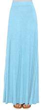 Load image into Gallery viewer, Lock and Love Women&#39;s Print/Solid High Waist Maxi Skirt-Made in U.S.A. - Zainab&#39;s Closet