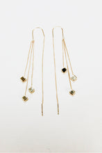 Load image into Gallery viewer, Cubics Threader Earrings