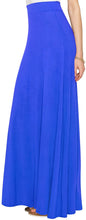 Load image into Gallery viewer, Lock and Love Women&#39;s Print/Solid High Waist Maxi Skirt-Made in U.S.A. - Zainab&#39;s Closet