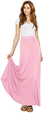 Load image into Gallery viewer, Lock and Love Women&#39;s Print/Solid High Waist Maxi Skirt-Made in U.S.A. - Zainab&#39;s Closet
