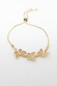Butterfly Gold Plated Bracelet