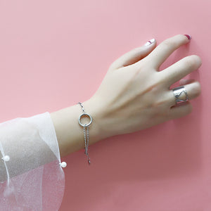 Gold / Silver Circle Chain Bracelet