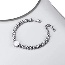 Load image into Gallery viewer, PROSTEEL Childrens&#39; Allah Bracelet, Islamic Jewelry Stainless Steel Beaded Chain Bracelet, fits Wrist from 5.9&#39;&#39; to 7.9&#39;&#39;