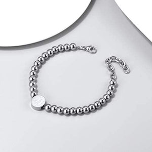 PROSTEEL Childrens' Allah Bracelet, Islamic Jewelry Stainless Steel Beaded Chain Bracelet, fits Wrist from 5.9'' to 7.9''