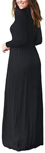 VIISHOW Casual Maxi Dress with Pockets - Zainab's Closet