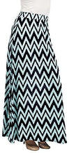 Load image into Gallery viewer, Lock and Love Women&#39;s Print/Solid High Waist Maxi Skirt-Made in U.S.A. - Zainab&#39;s Closet