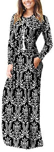 VIISHOW Casual Maxi Dress with Pockets - Zainab's Closet