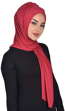 Load image into Gallery viewer, Instant Cotton Jersey Shawl Head Wrap Scarf - Zainab&#39;s Closet