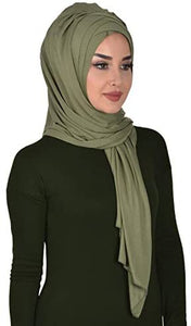 Instant Cotton Jersey Shawl Head Wrap Scarf - Zainab's Closet