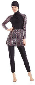 KXCFCYS Modest Islamic Swimsuit Hijab Full Coverage Swimwear - Zainab's Closet