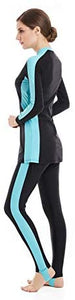 KXCFCYS Modest Islamic Swimsuit Hijab Full Coverage Swimwear - Zainab's Closet