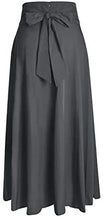 Load image into Gallery viewer, Ranphee Women&#39;s Ankle Length High Waist A-line Maxi Skirt w/ Pockets