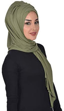 Load image into Gallery viewer, Instant Cotton Jersey Shawl Head Wrap Scarf - Zainab&#39;s Closet