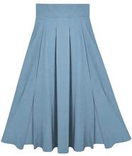 Load image into Gallery viewer, Ranphee Women&#39;s Ankle Length High Waist A-line Maxi Skirt w/ Pockets