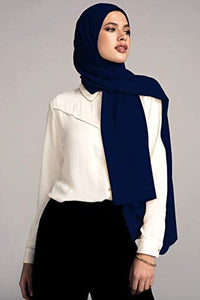 Voile Chic Non-Slip Premium Chiffon Wrap Head Scarf - Zainab's Closet