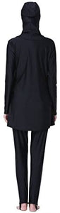 Ababalaya Women's Islamic 2/Piece Full Cover Hijab Burkini Swimsuit Swimwear - Zainab's Closet