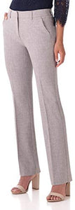 Rekucci Women's Smart Stretch Desk to Dinner Straight Leg Pant w/Zipper Closure - Zainab's Closet