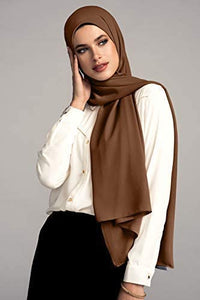 Voile Chic 8 Colors Premium Chiffon Wrap Head Scarf (Non-Slip)