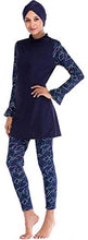 Load image into Gallery viewer, Ababalaya Women&#39;s Islamic 2/Piece Full Cover Hijab Burkini Swimsuit Swimwear - Zainab&#39;s Closet