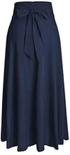 Load image into Gallery viewer, Ranphee Women&#39;s Ankle Length High Waist A-line Maxi Skirt w/ Pockets