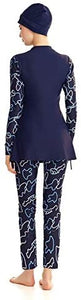 KXCFCYS Full Coverage Modest Islamic Hijab Swimwear Swimsuit - Zainab's Closet