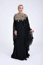 Load image into Gallery viewer, Athena Long Sleeve Chiffon Maxi Formal Gown Kaftan - Zainab&#39;s Closet