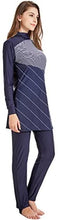Load image into Gallery viewer, Ababalaya Women&#39;s Islamic 2/Piece Full Cover Hijab Burkini Swimsuit Swimwear - Zainab&#39;s Closet