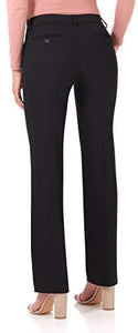 Rekucci Women's Smart Stretch Desk to Dinner Straight Leg Pant w/Zipper Closure - Zainab's Closet