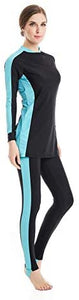 KXCFCYS Modest Islamic Swimsuit Hijab Full Coverage Swimwear - Zainab's Closet