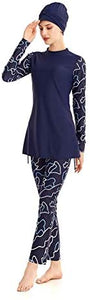 KXCFCYS Full Coverage Modest Islamic Hijab Swimwear Swimsuit - Zainab's Closet