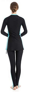 KXCFCYS Modest Islamic Swimsuit Hijab Full Coverage Swimwear - Zainab's Closet