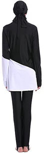 Ababalaya Women's Islamic 2/Piece Full Cover Hijab Burkini Swimsuit Swimwear - Zainab's Closet