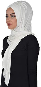 Instant Cotton Jersey Shawl Head Wrap Scarf - Zainab's Closet