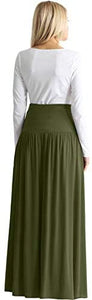 Regular & Plus Size Maxi Skirts with Pockets