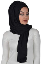 Load image into Gallery viewer, Instant Cotton Jersey Shawl Head Wrap Scarf - Zainab&#39;s Closet