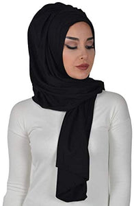 Instant Cotton Jersey Shawl Head Wrap Scarf - Zainab's Closet